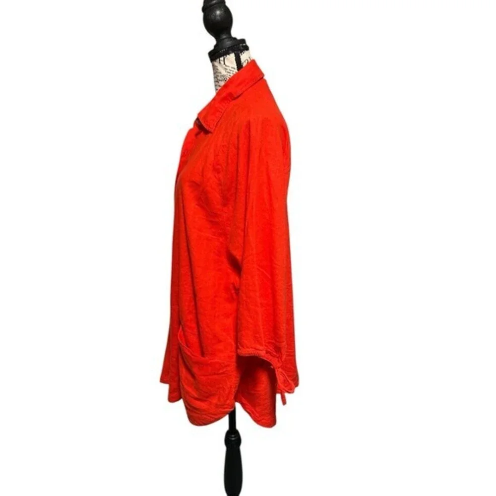 Free People We The Free Shirt Top XS Casual Long Sleeve Blouse sustainable Boho - Picture 2 of 9
